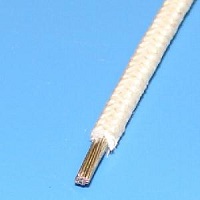 SIF-GL silicone high temperature cable with glass fibre braid